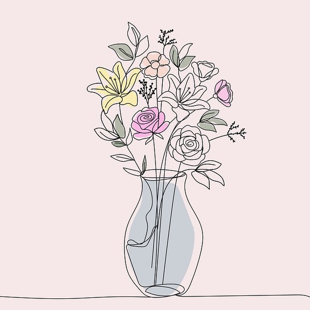 转角杂货铺的手绘花墙 偶遇的松弛烟火片刻