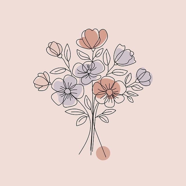 暮色漫过窗沿的线描花稿 独享松弛的晨昏独处时刻