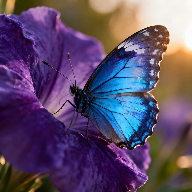 夏晨园角蝶栖花畔，偷得半刻独处的松弛时刻