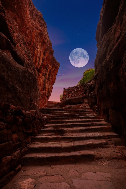 致许久未见的友人：山阶满月夜，邀你共赴这场星空之约