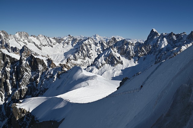 雪后晴日登临勃朗峰群峰 把山巅清寒融进日常三餐的念想